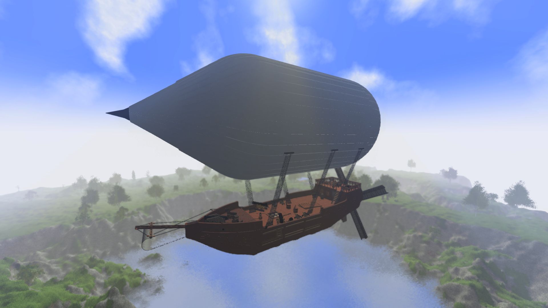 minecraft airship blueprints