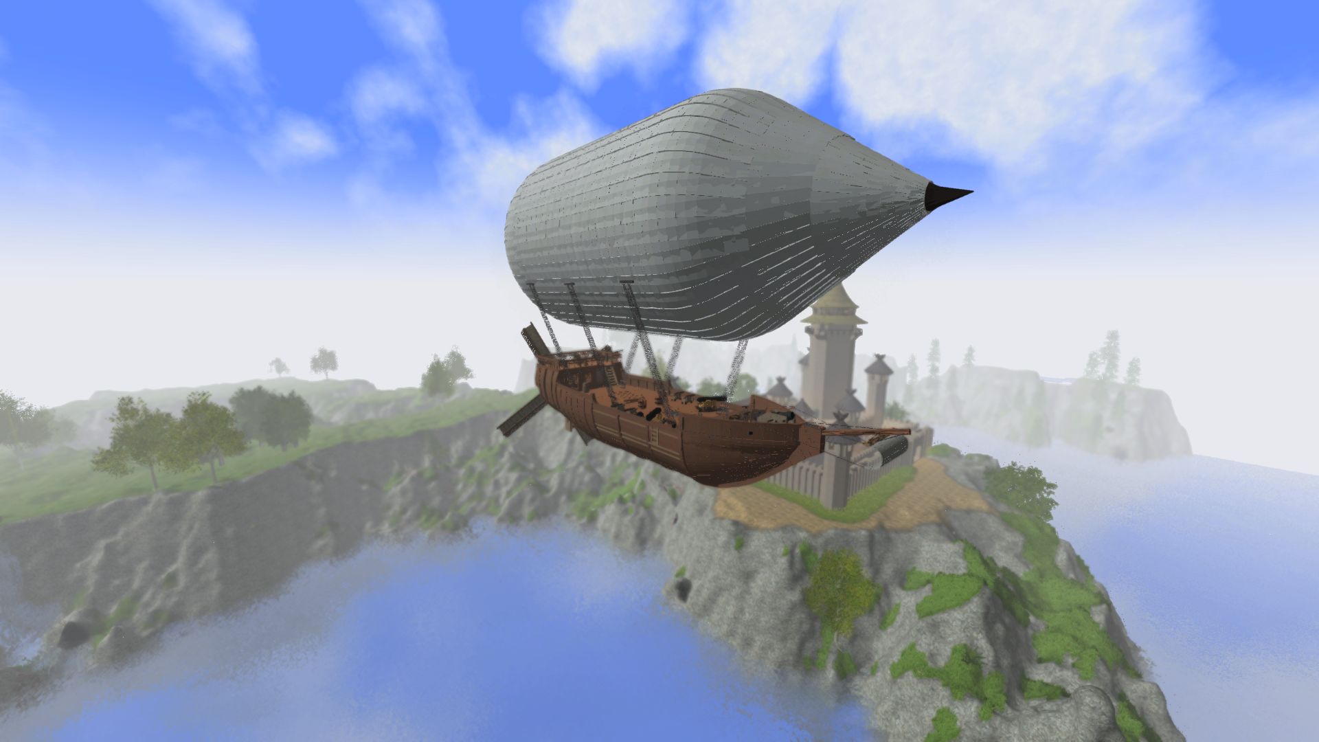 minecraft airship blueprints