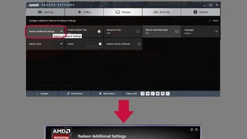 Radeon discount additional settings